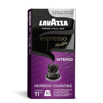 Lavazza Espresso Inteno Aluminium Nespresso kompatible Kapseln 10 pro Pack