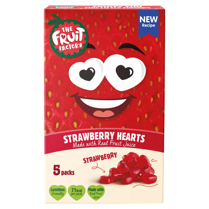 The Fruit Factory Hearts 5 x 20g