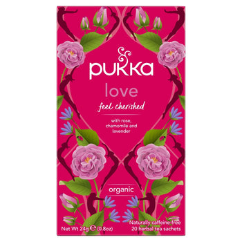 Pukka Organic Love Tea Sacs 20 par paquet