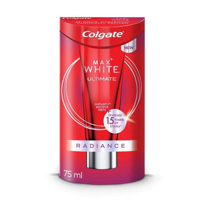 Colgate Max White Ultimate Radiance Whitening Zahnpasta 75 ml