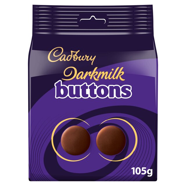 Cadbury Darkmilk Giant Buttons Chocolate Bag 105g - Special Offer