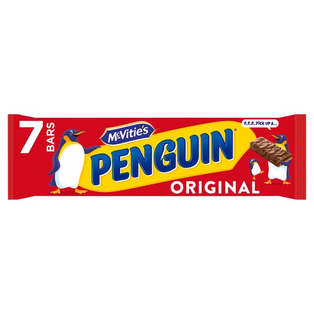 McVitie's Penguin Milk Chocolate Biscuit 7 per pack