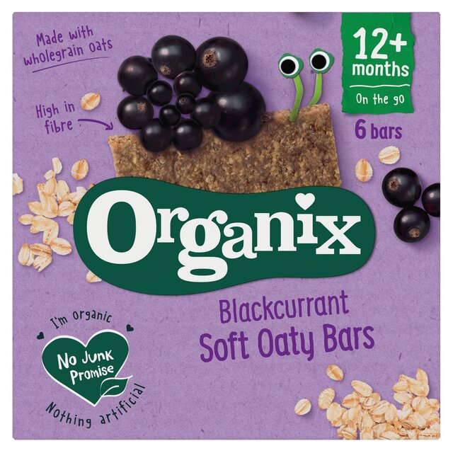 Organix Blackcurrant Organic Oat Bars 6 x 23g