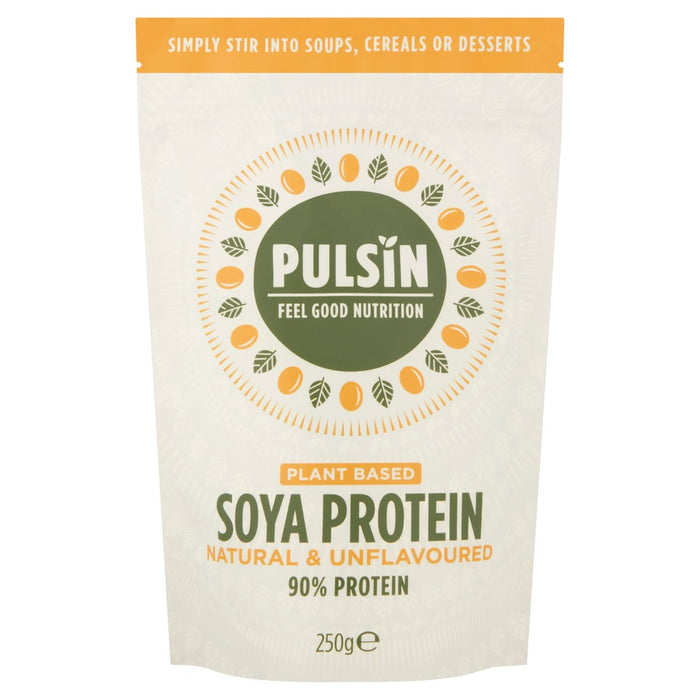 Pulsina Polvo de proteína de soja sin flavamento 250 g