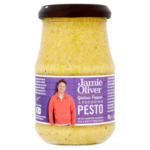 Jamie Oliver Yellow Pepper & Pecorino Pesto 190G
