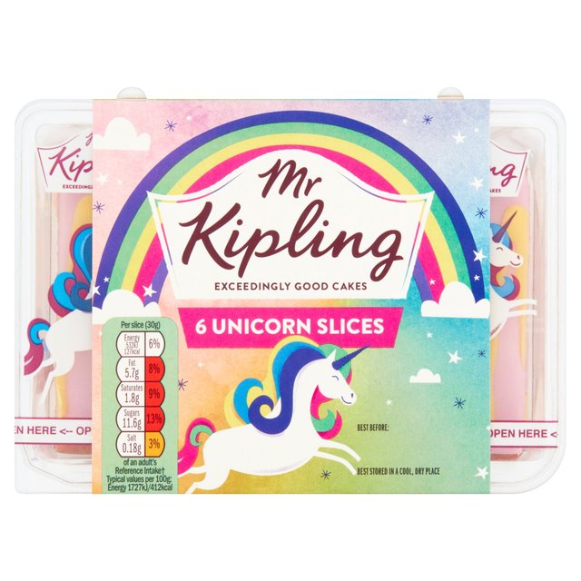 Sr. Kipling Unicorn Slices 6 por paquete