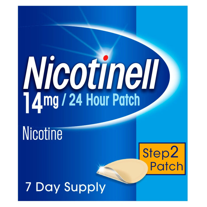 Nicotinell 14 mg de parche de 24 horas paso 2