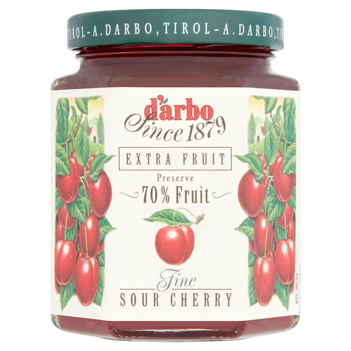 Darbo Sour Cherry Marmelade 70% Frucht 200g