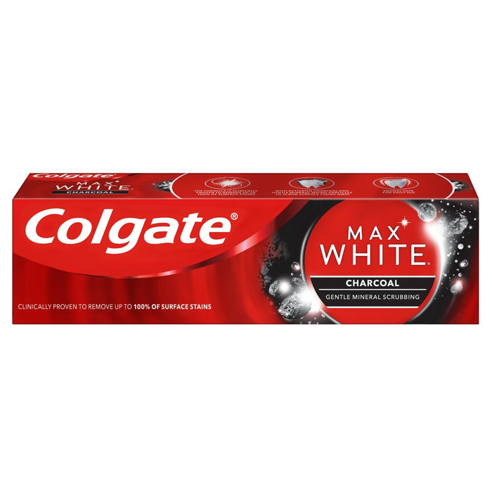 Colgate Max weiße Holzkohle Whitening Zahnpasta 75 ml