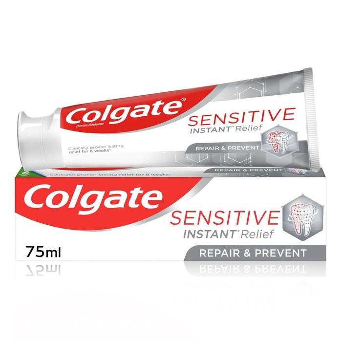 Reparación instantánea de alivio instantáneo de Colgate y prevenir la pasta de dientes 75 ml