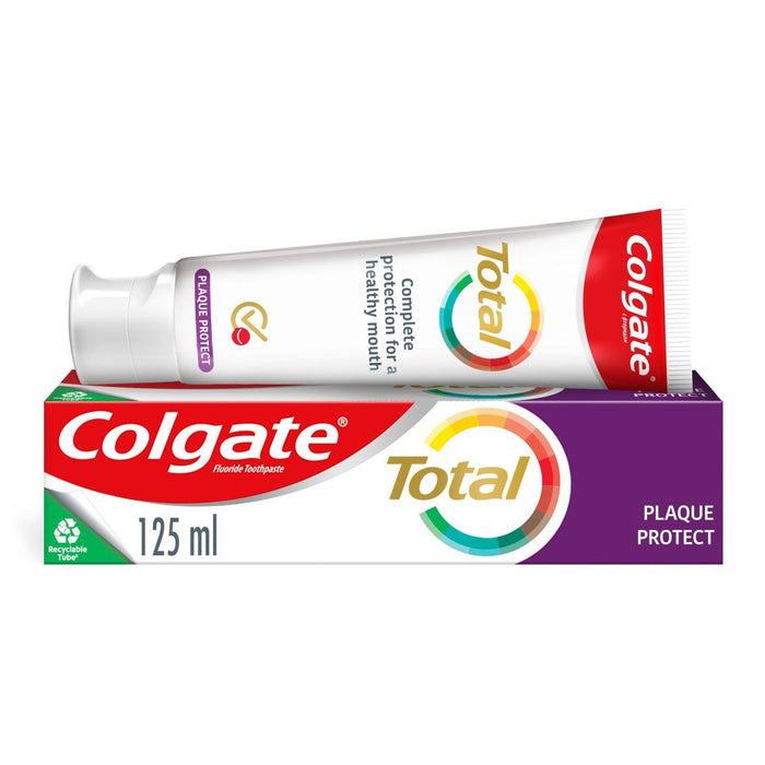 Pasta de dientes de protección de placa total de Colgate 125 ml