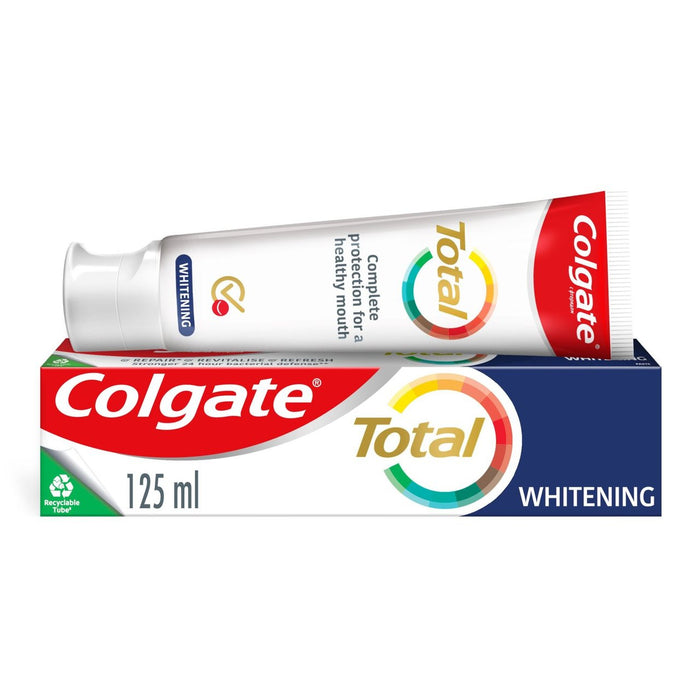 Pasta de dientes de blanqueamiento total de Colgate 125 ml