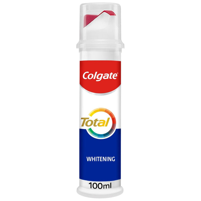 Colgate Total blanqueador de la bomba de pasta de dientes 100 ml