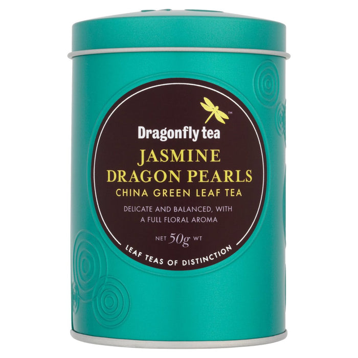 Libellule jasmin dragon perles verts chinois thé 50g