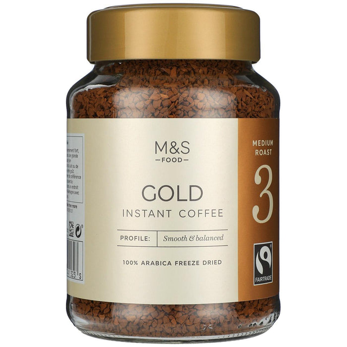 M&S Fairtrade Gold congelado Café instantáneo seco 200g