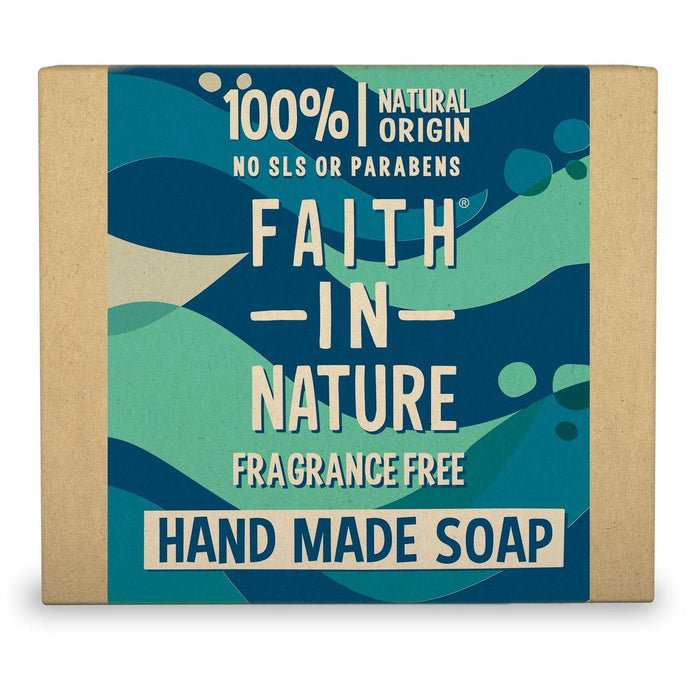 Faith in Nature sin fragmentar la barra de jabón hecha a mano pura 100g