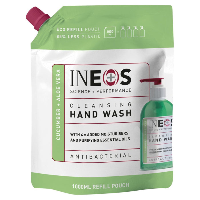 INEOS CLEANSING Hand Wash REFILL with Cucumber & Aloe 1000ml