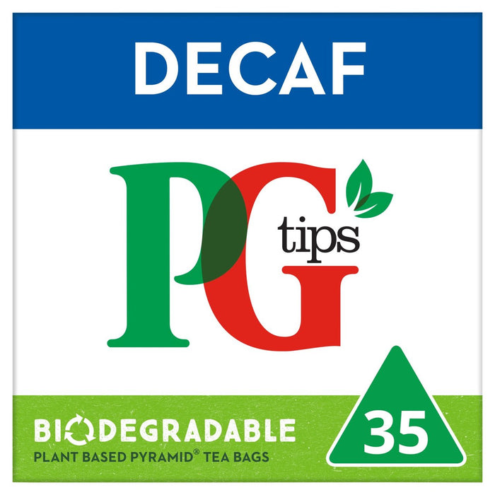 PG Consejos Las sabrosas bolsas de té biodegradables descafegradables 35 por paquete