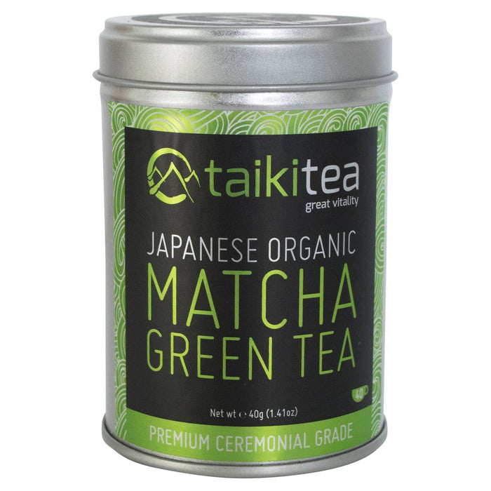 Taiki Tea Premium Organic cérémonial Matcha Tin 40G