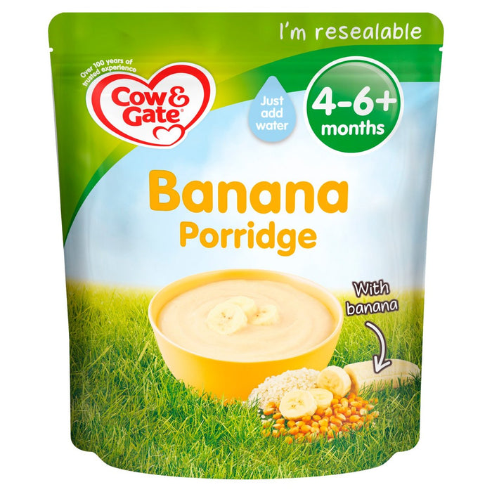 Cow & Gate Banana gachas de cereal para bebés 125g