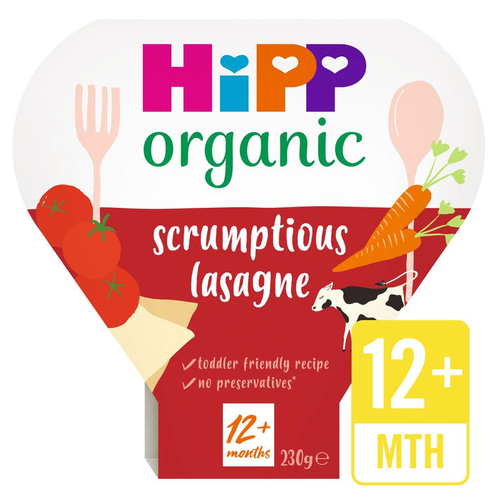 HiPP Bandeja De Lasaña Deliciosa Orgánica 1-3 Años 230g 