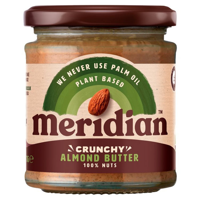 Meridian Crunchy Mandelbutter 100% Nüsse 170 g
