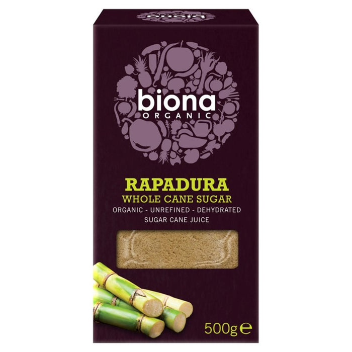 Biona bio Rapadura entier sucre de canne 500g