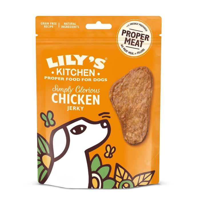 Lilys Küche einfach herrliches Hühnchen -Jerky für Hunde 70g