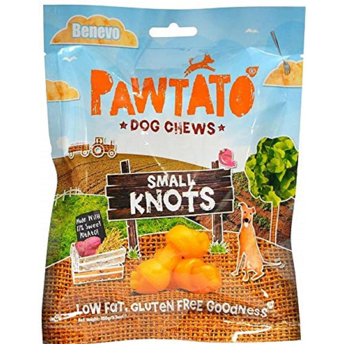 Pawtato Small Knots Vegan Dog Treats 150g