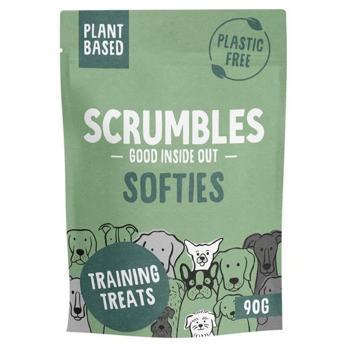 Scrumbles Softies Dog Training Treats Plant Based 90g