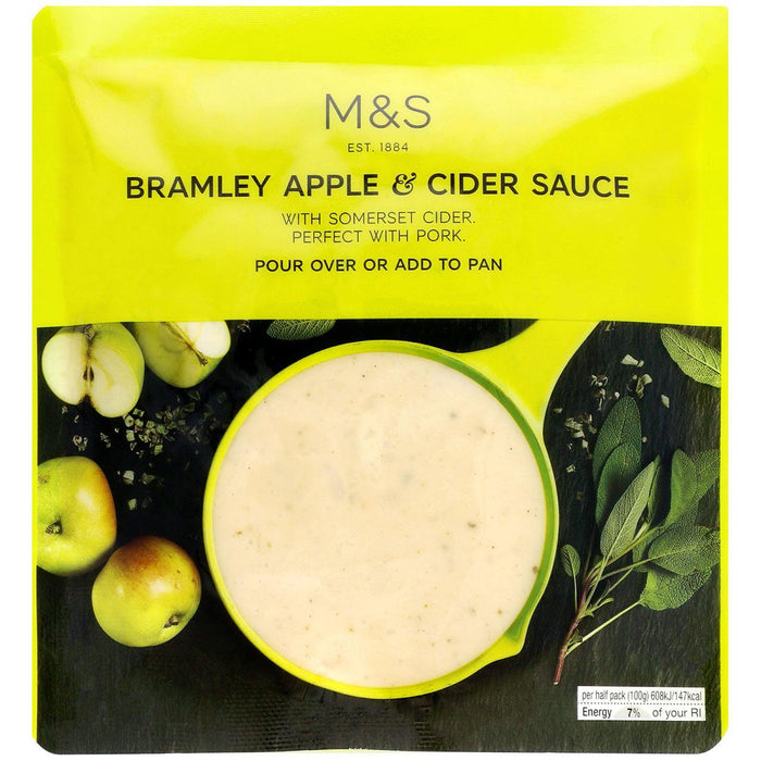 M & S Bramley Apple & Cider Sauce 200g