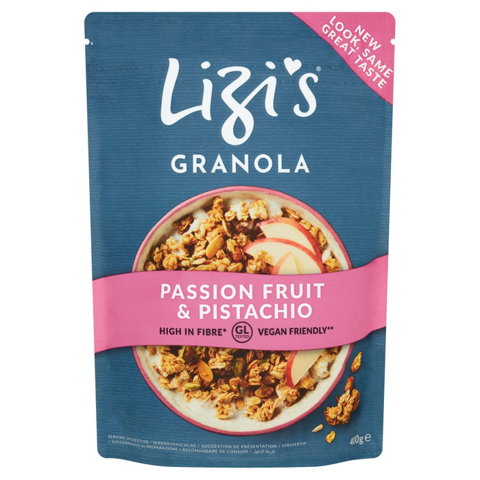 Lizis Granola Passionsfrucht & Pistazien 400G