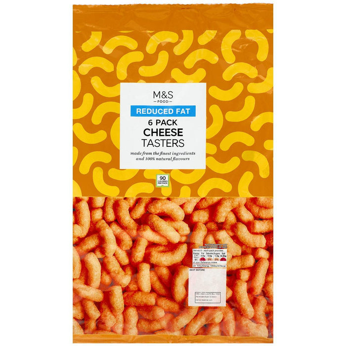 M&S Reduced Fat Cheese Tasters 6 x 19g per pack