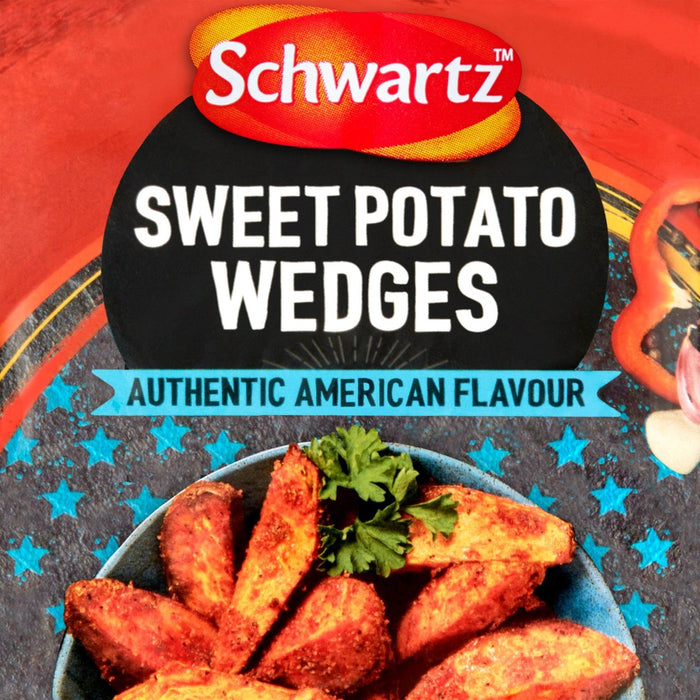 Schwartz authentique américain les coins de patates douces 39g