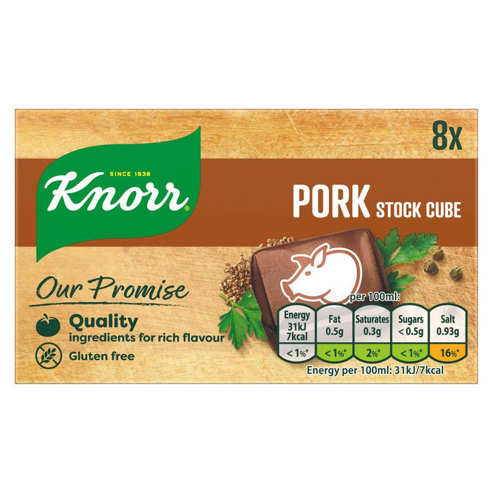 Knorr Pork Stock Würfel 8 x 10g